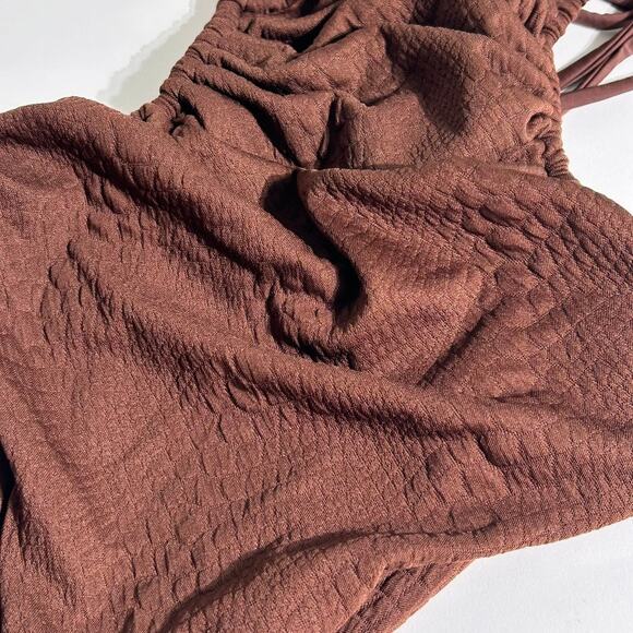 Self-portrait RS22-606 SNAKE TESTURED TIED ONEPIECE SWIMSUIT - Picture 4 of 8